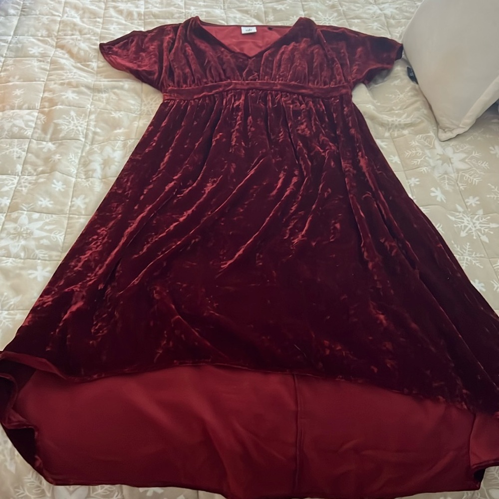 Cabi Velour Dress Size small EUC